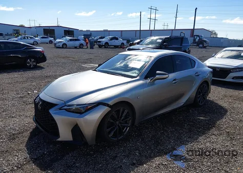 2021 Lexus Is 350 F Sport из США, поврежденный, VIN JTHGZ1B21M5042676